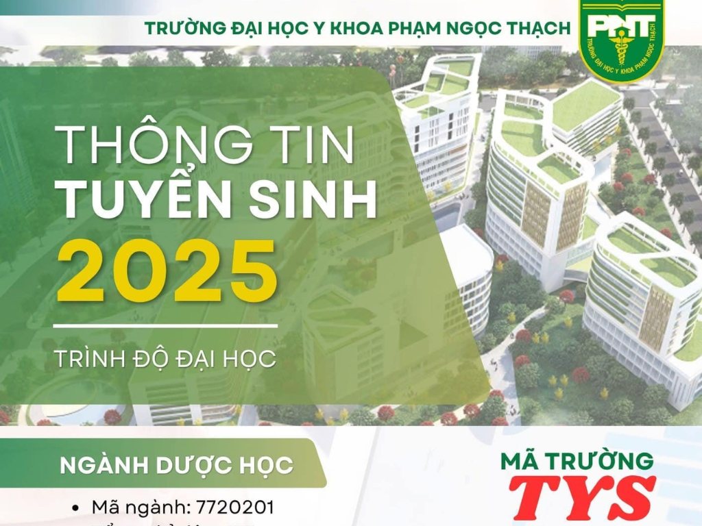 Đại học Y khoa Phạm Ngọc Thạch mã ngành Dược học