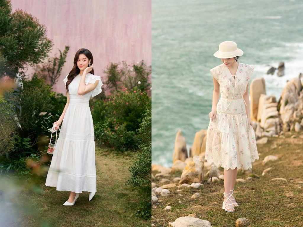 Thời trang du lịch nữ phong cách nữ tính và thanh lịch