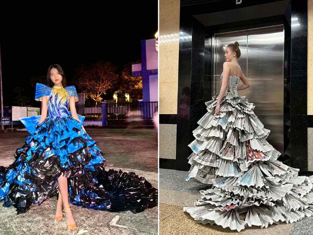 Các vật liệu tái chế thường có cấu trúc sợi khác biệt