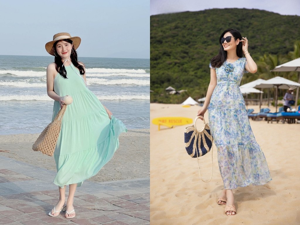 Set đồ đi du lịch cho nữ phong cách nữ tính