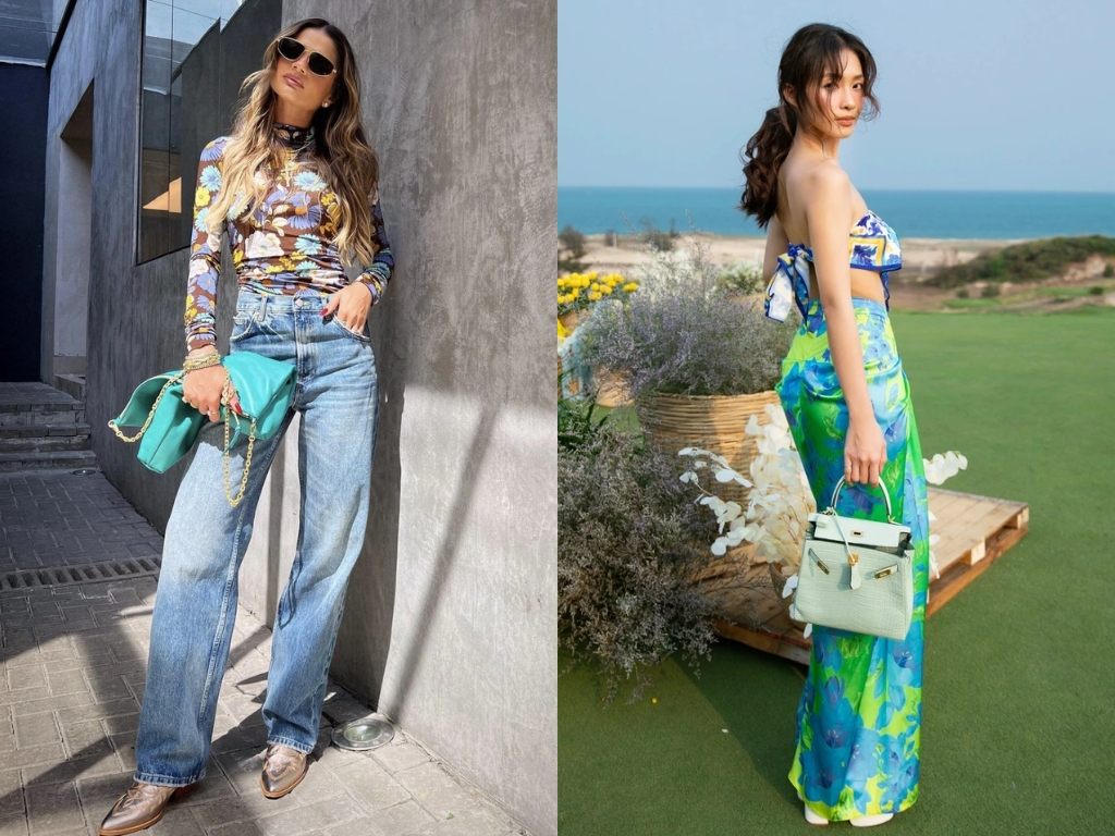 Xu hướng thời trang đi du lịch có họa tiết táo bạo