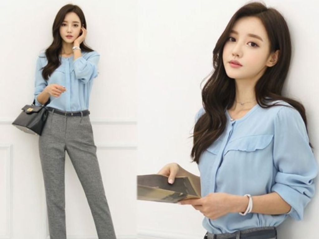 Kết hợp một chiếc Áo Sơ Mi trắng kinh điển cùng quần tây đen