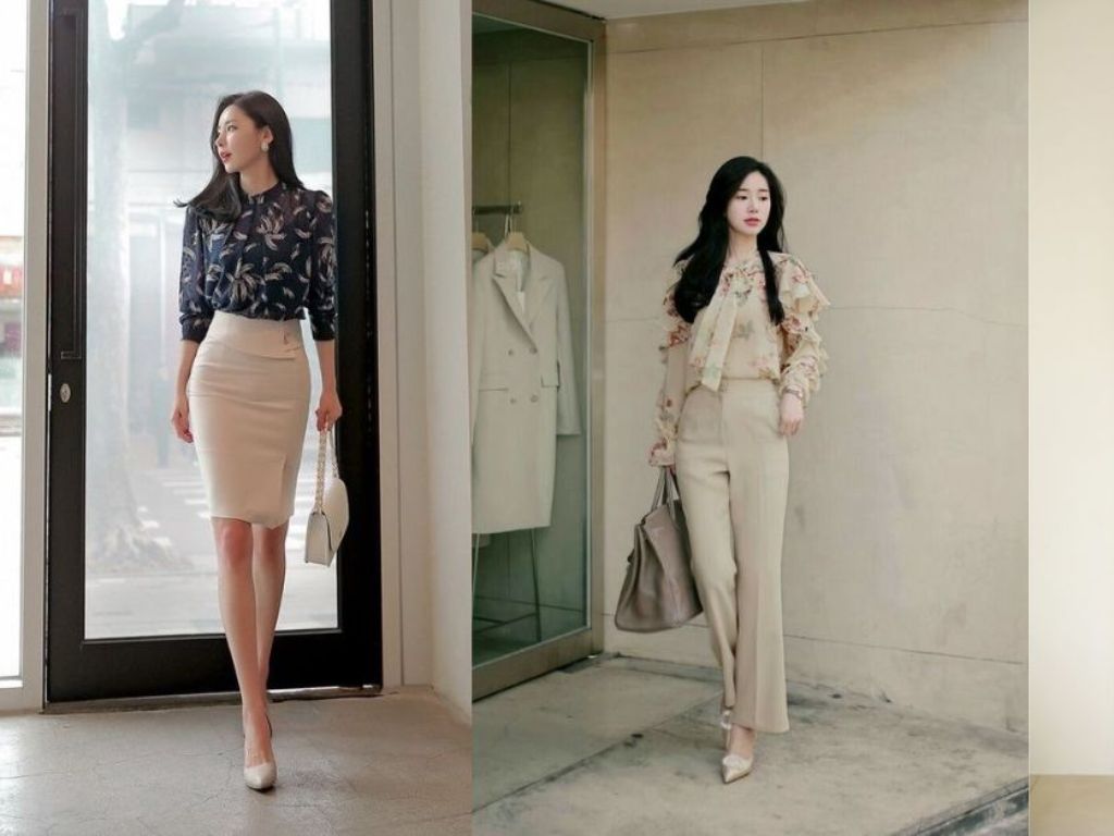 Mẫu áo công sở nữ tay phồng đang là xu hướng được yêu thích