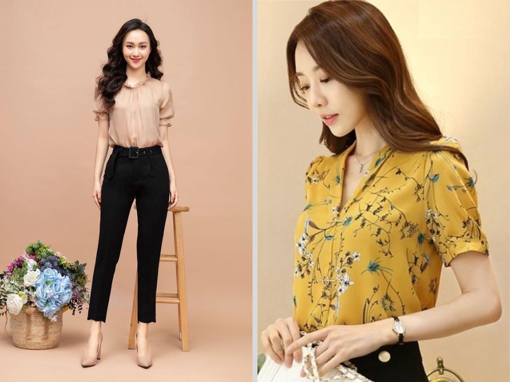 Chi tiết tay áo phồng điệu đà, mang hơi hướng cổ điển