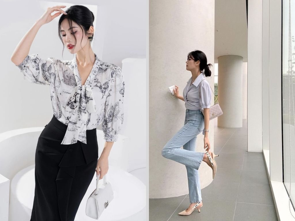 Bạn hãy đầu tư vào một chiếc áo có họa tiết nhỏ, tinh tế như kẻ sọc dọc