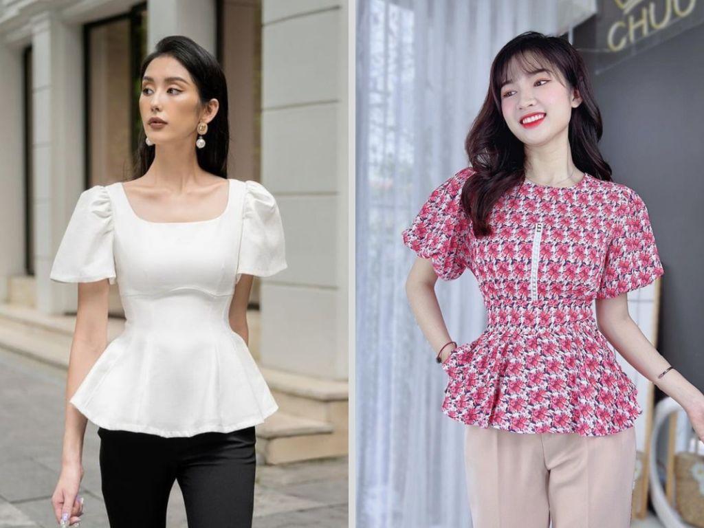 Áo peplum là một mẫu áo công sở đẹp với thiết kế đặc trưng