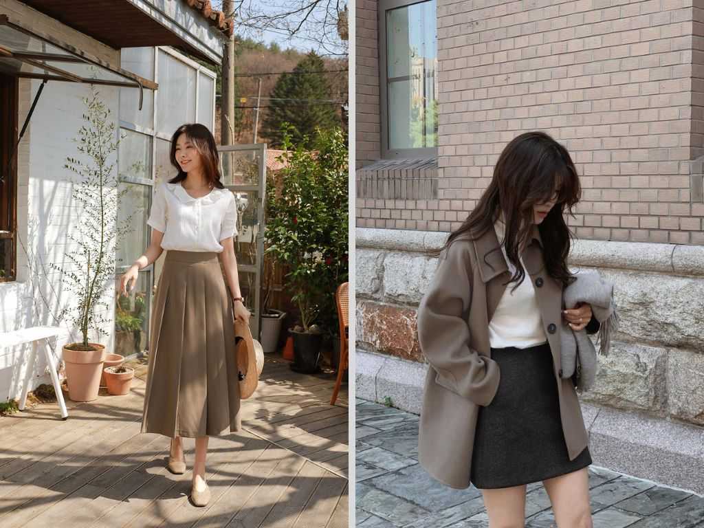 Bạn nên ưu tiên các mẫu váy có cạp cao để định hình vòng eo