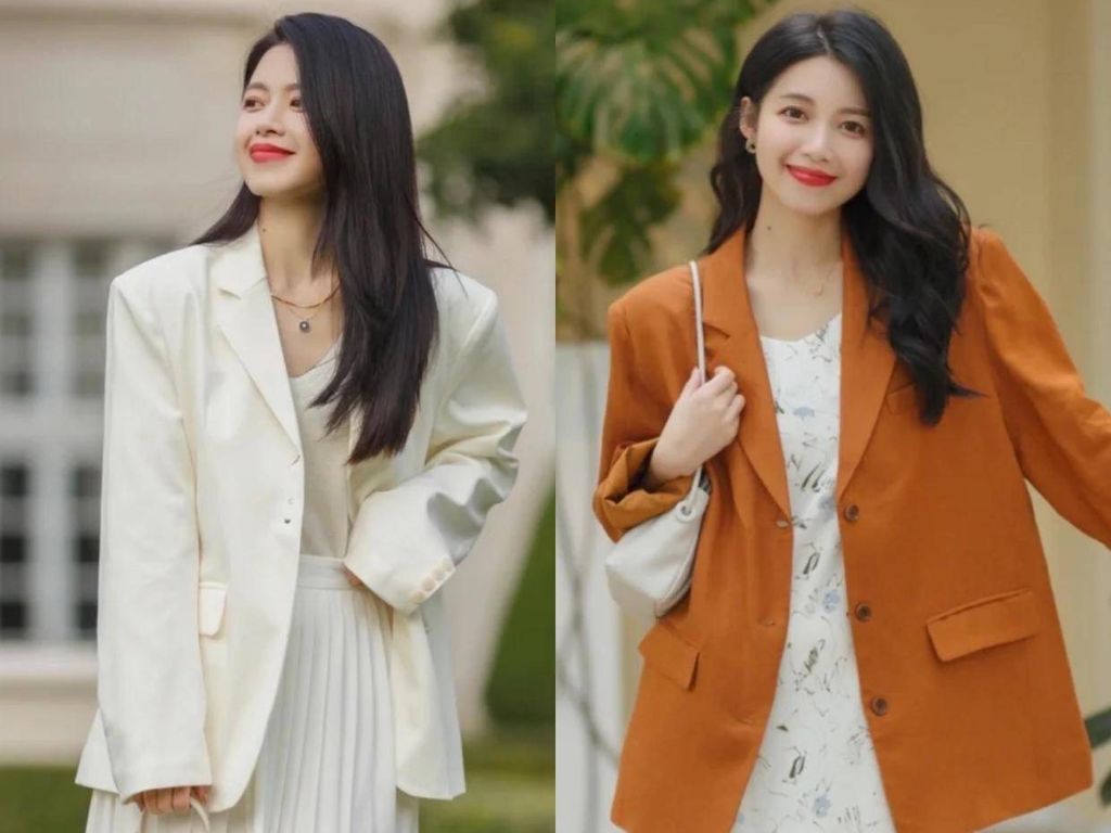 Khoác một chiếc áo khoác blazer bên ngoài là cách nhanh nhất