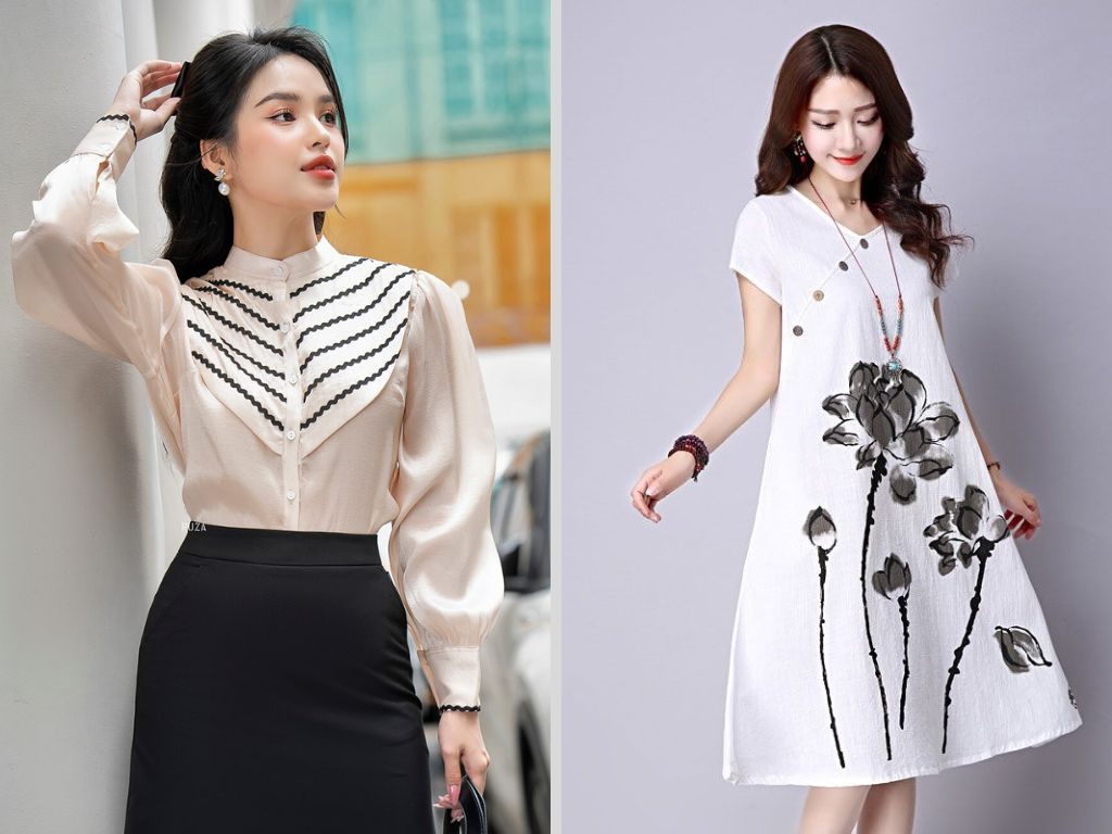 Vải có độ đứng sẽ tạo nên dáng váy bút chì hay chữ A sắc nét