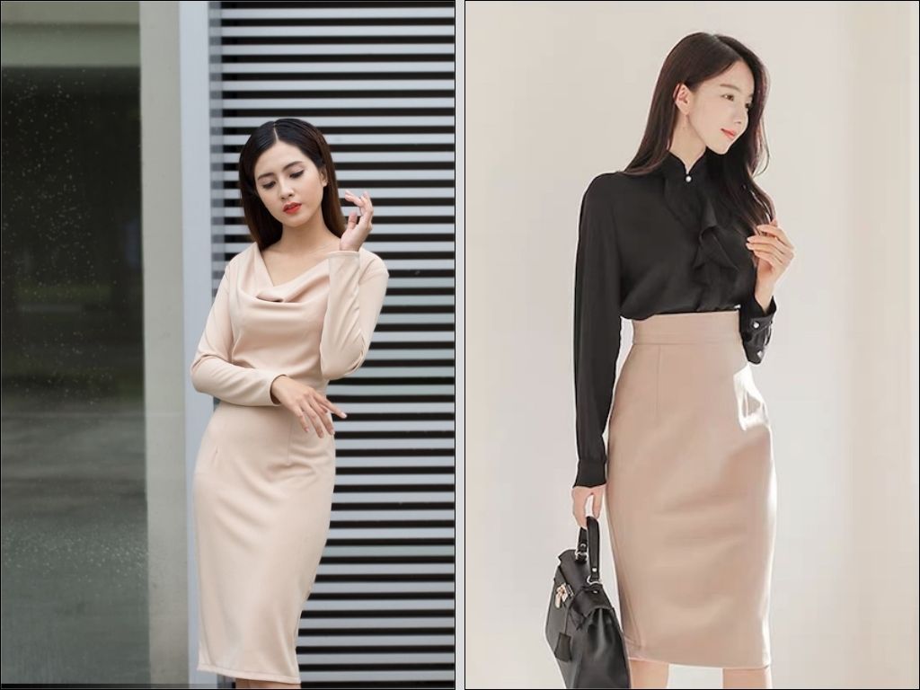 Các thiết kế này không bó sát vào vòng hai, giúp tạo cảm giác thon gọn