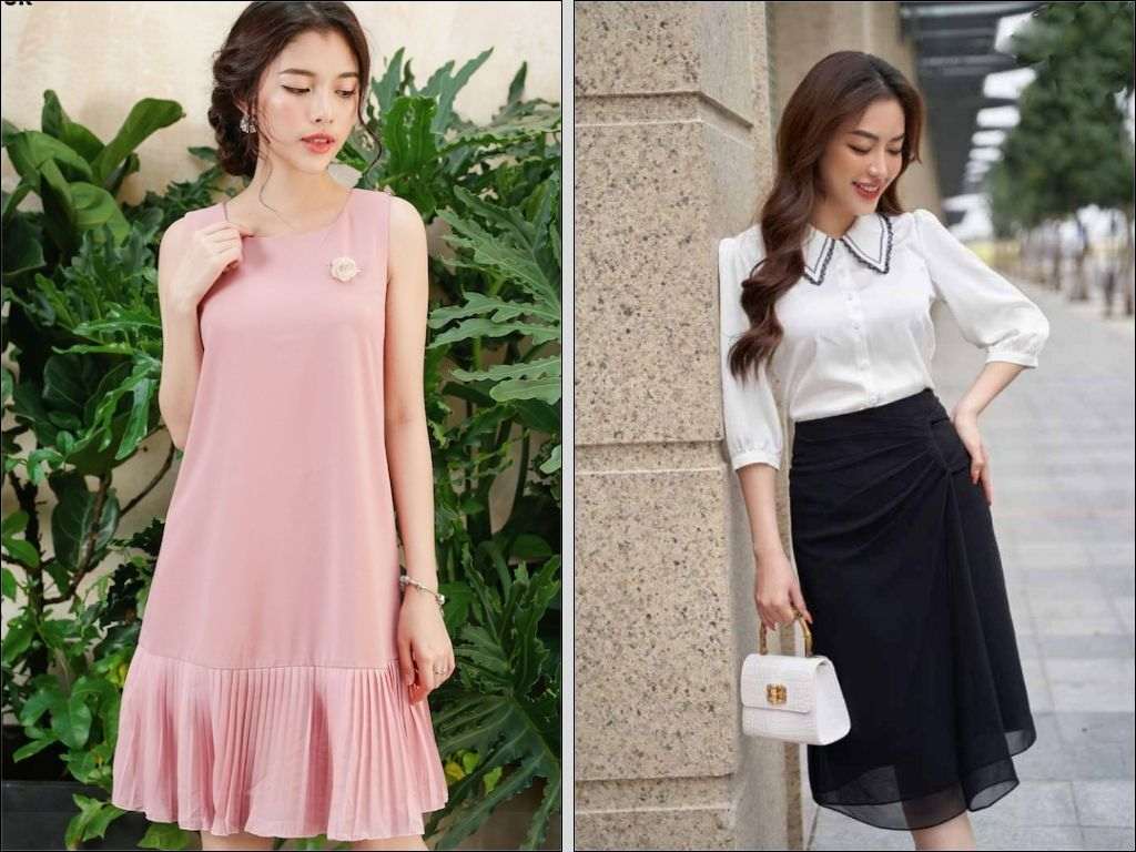 Đầm công sở cao cấp được làm từ chất liệu bền đẹp