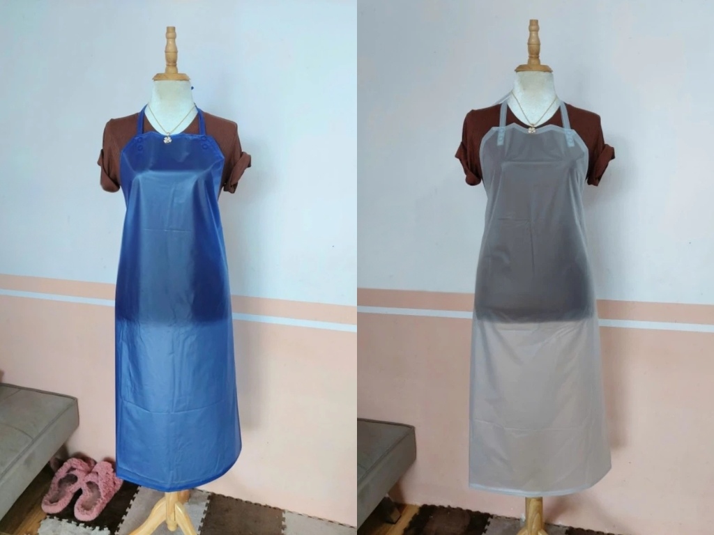 Tạp dề nhựa PVC có đặc tính dẻo, bền, chống thấm nước và nhiều loại hóa chất tốt