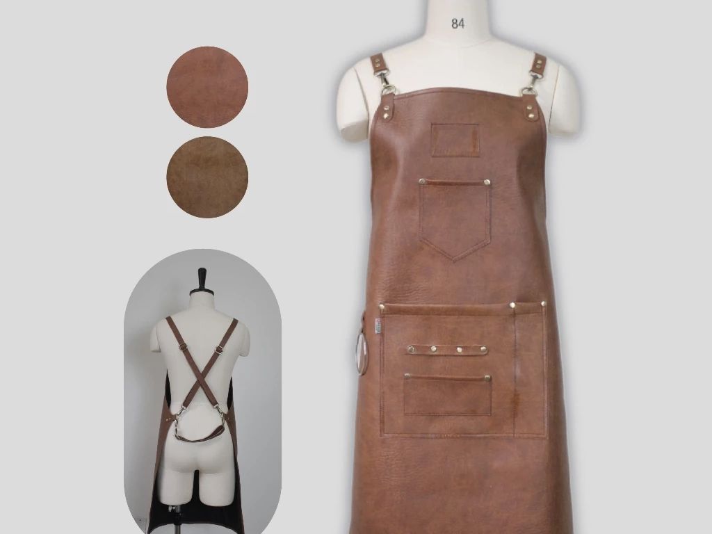 Tạp dề da có độ bền cực cao và tính thẩm mỹ vượt trội