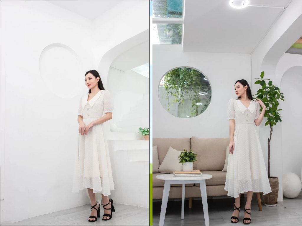 Một chiếc đầm voan cao cấp luôn có lớp lót được may từ chất liệu mềm mại