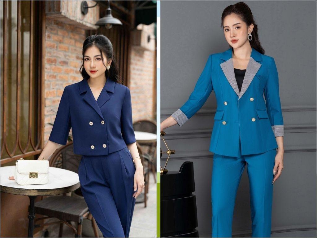 Bộ vest hai hàng khuy tạo ra một tuyên ngôn thời trang mạnh mẽ