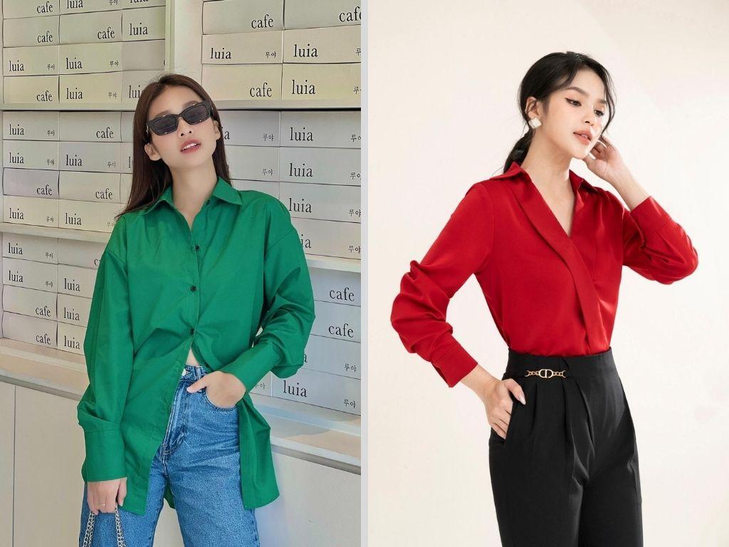 Họa tiết nhí rất tinh tế, dễ dàng kết hợp với chân váy hoặc quần trơn màu