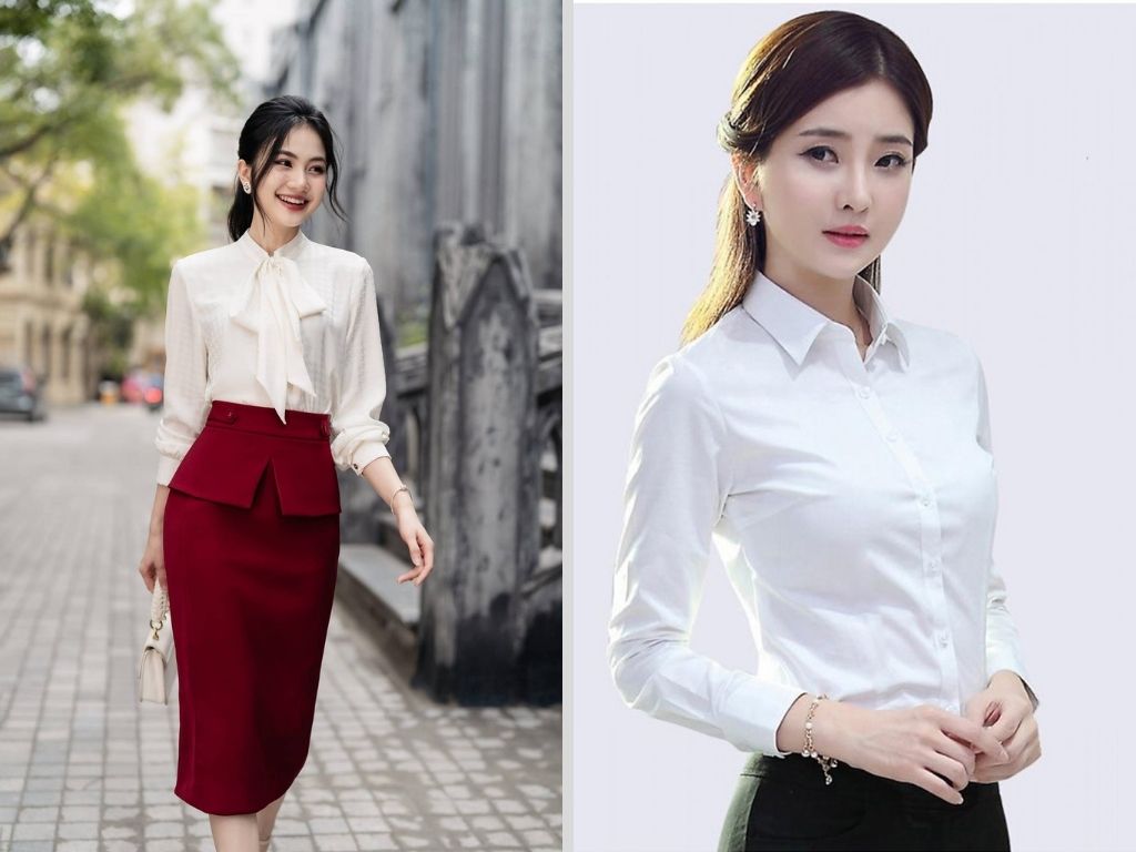 Một chiếc áo kiểu công sở đẹp không cần phải cầu kỳ