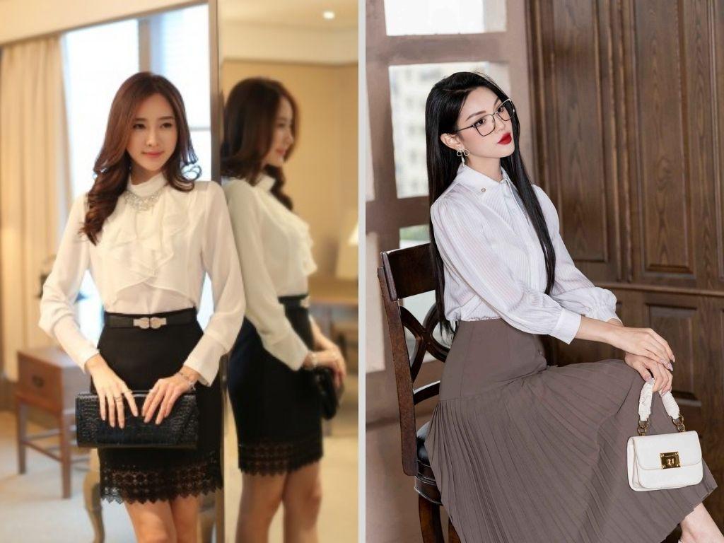 Hồng phấn hay màu kem mang lại vẻ ngoài tươi mới