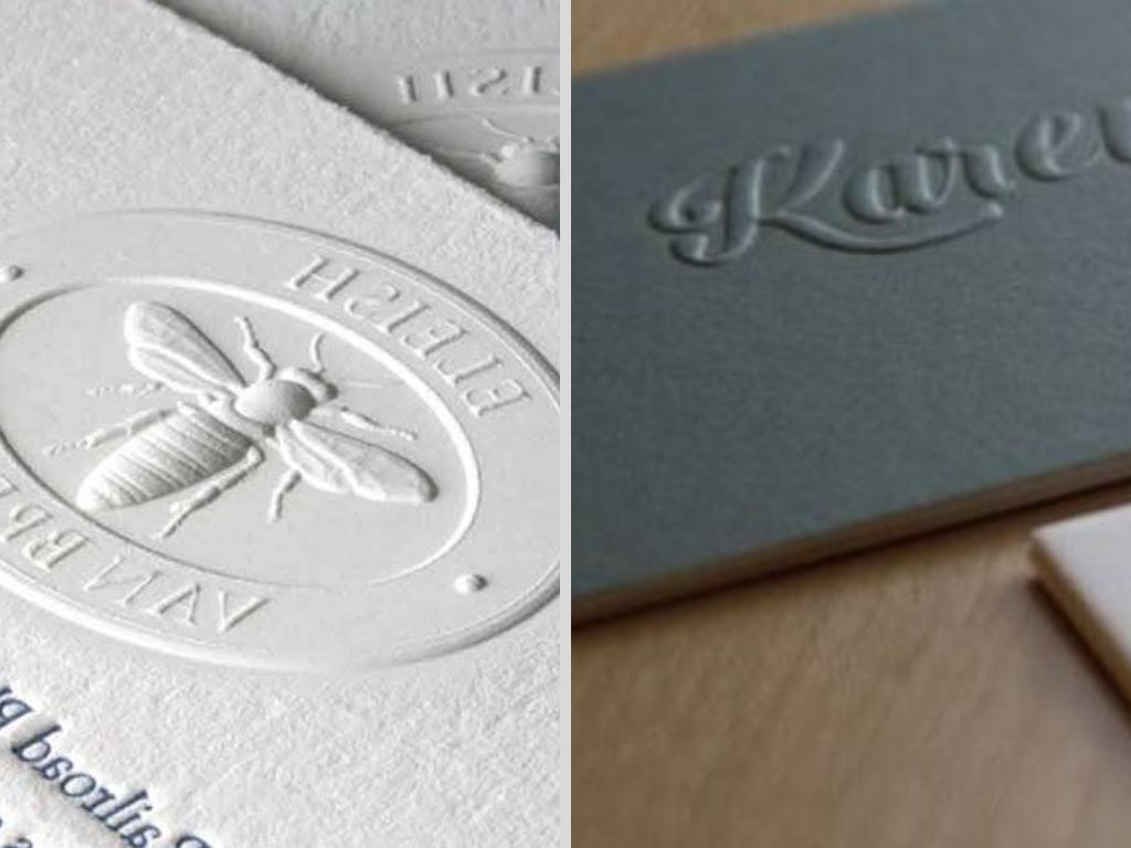 Các kỹ thuật hiện đại như in dập nổi là lựa chọn phù hợp