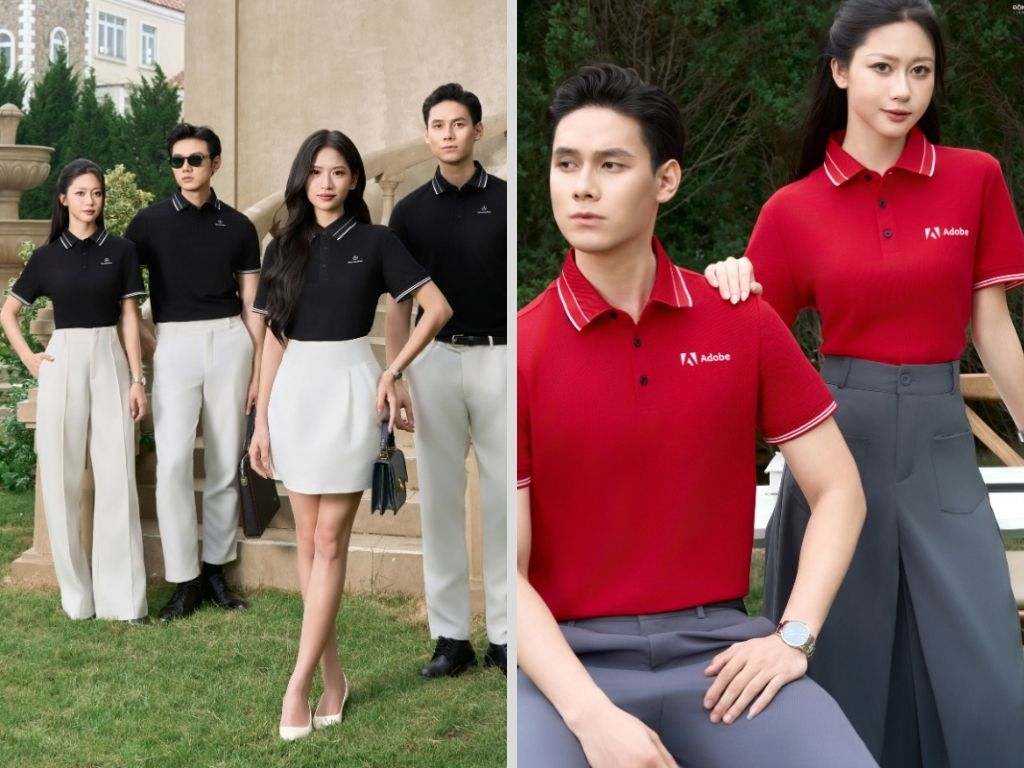 Một bộ đồng phục công sở nữ phù hợp với thời tiết nóng