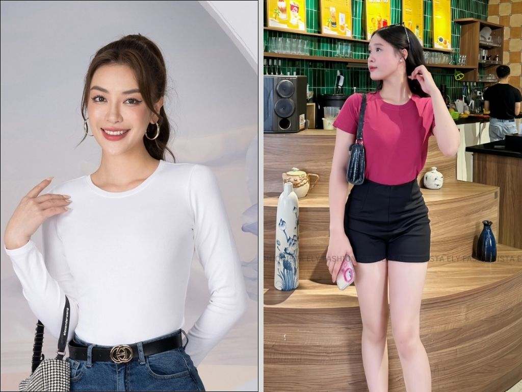 Đây là cách nhanh nhất để biến chiếc áo thun cổ tròn cao cấp