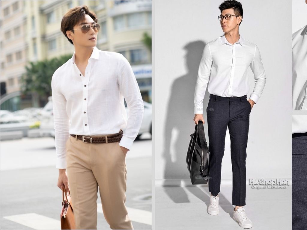 Phần cổ tay áo được may chắc chắn, không quá cứng