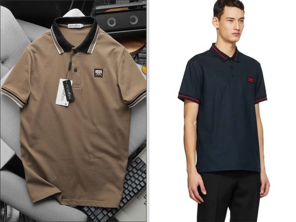 Một chiếc áo thun nam có cổ trông lịch sự hơn