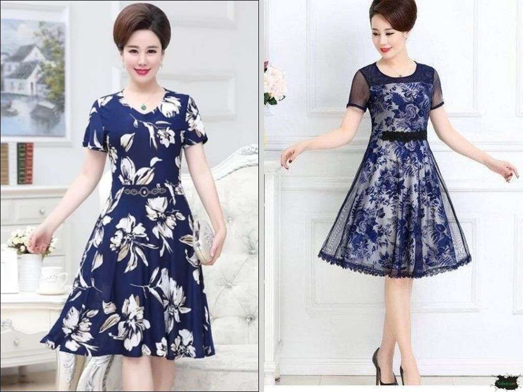 Một chiếc đầm xòe trung niên cao cấp với dáng chữ A là lựa chọn hoàn hảo