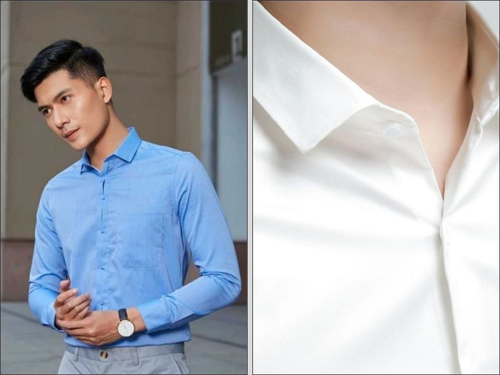 Bạn hãy thử kỹ thuật "sơ vin nửa vạt" (French tuck) với chiếc sơ mi