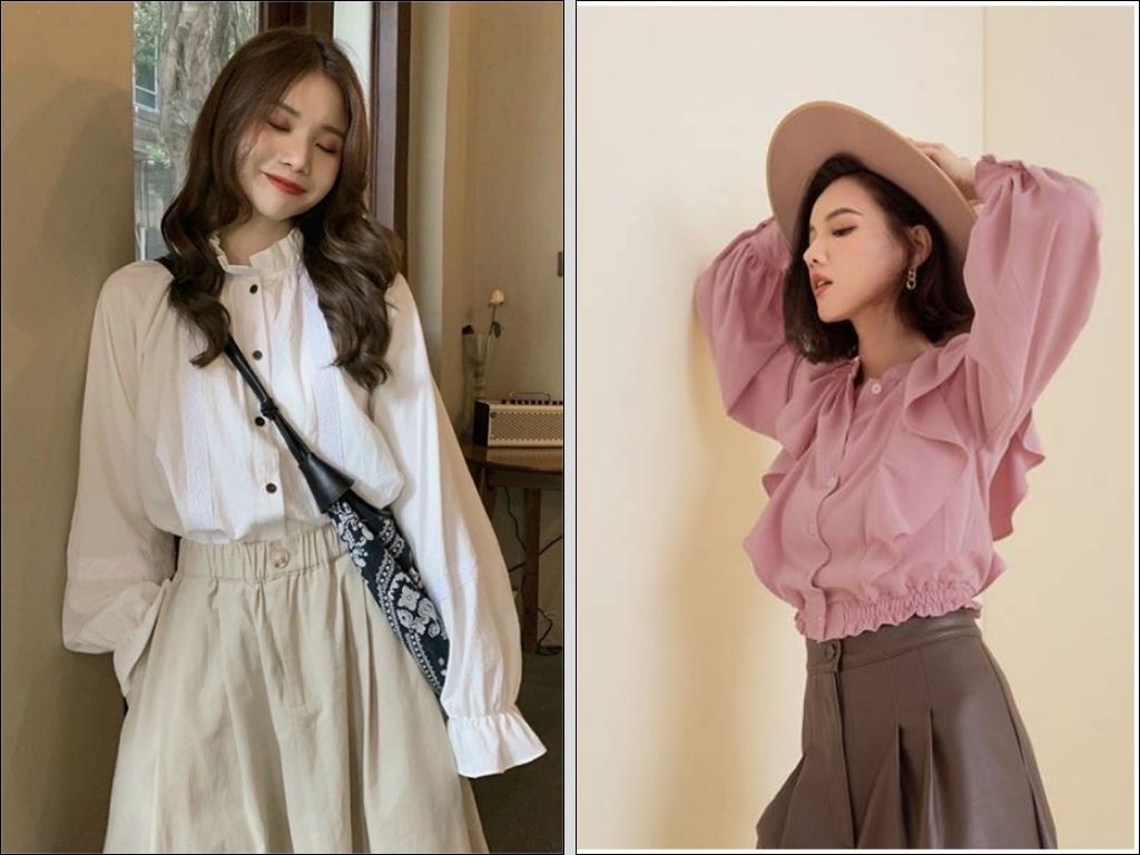 Bạn hãy kết hợp chiếc áo sơ mi nữ cao cấp của bạn với một chiếc chân váy