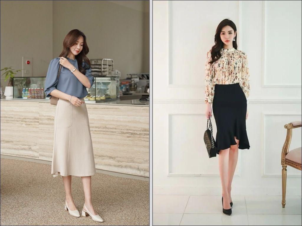 Vải dệt thoi (kate, cotton, lụa) thường dùng cho sơ mi và vải dệt kim
