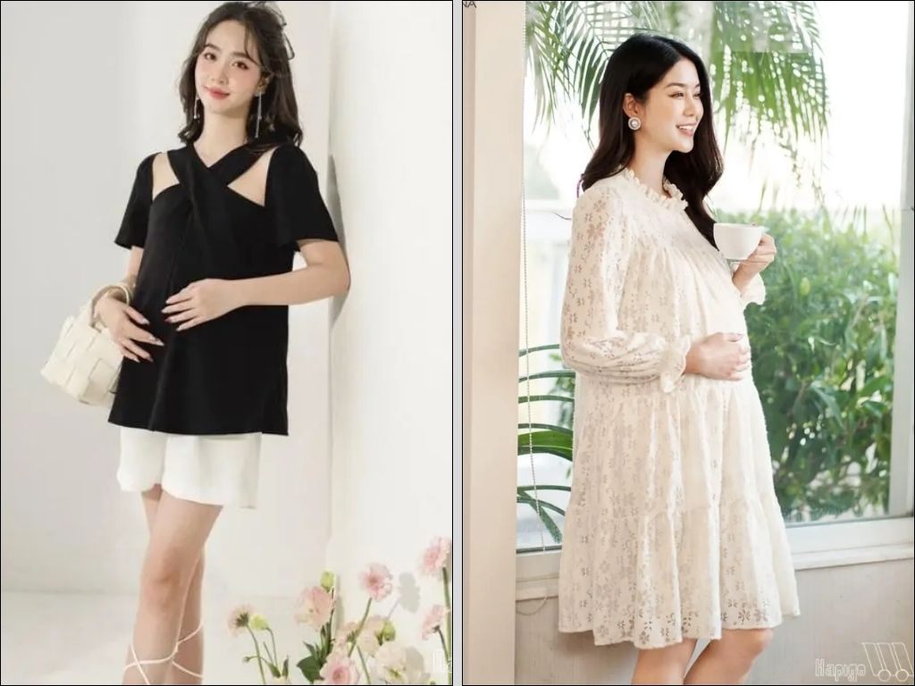 Các mẹ bầu vẫn cần giữ được vẻ ngoài chỉn chu