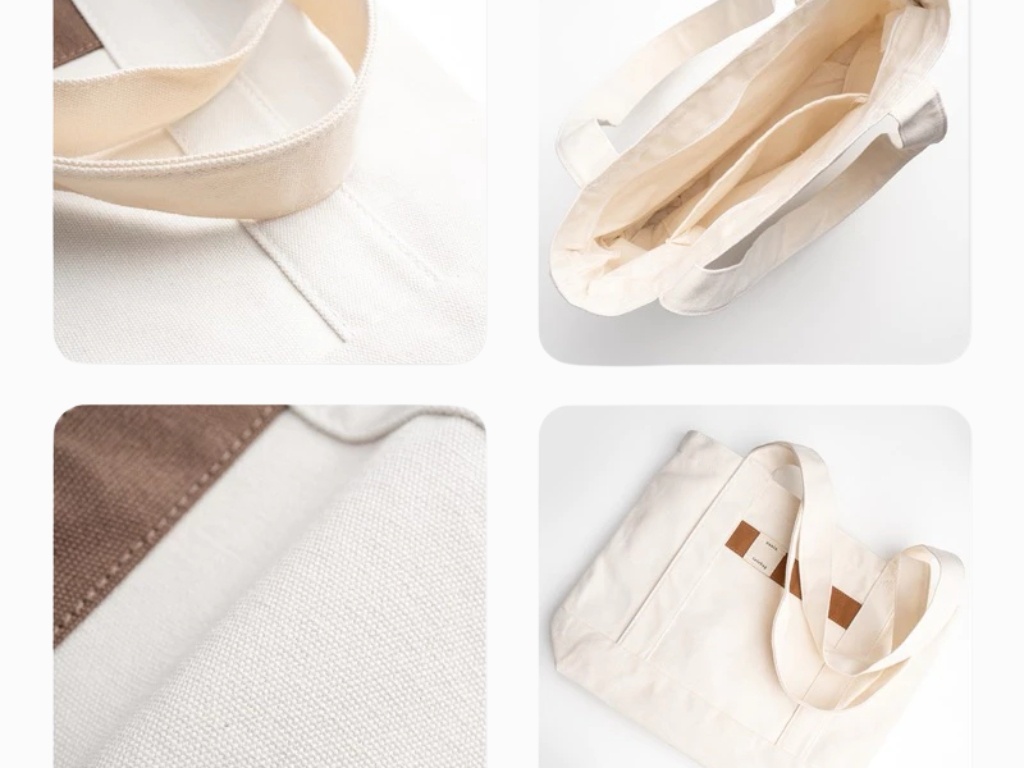 Túi canvas chất lượng cần phải có đường may chắc chắn và đều đặn