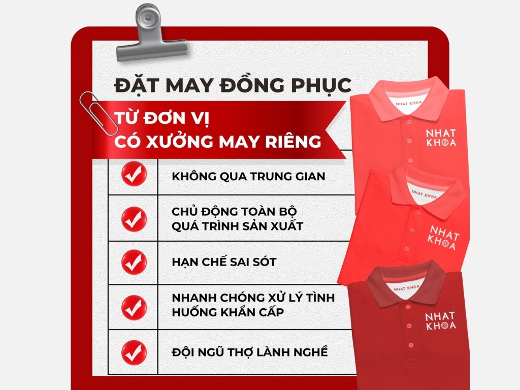 Những lợi ích khi làm việc trực tiếp với xưởng may