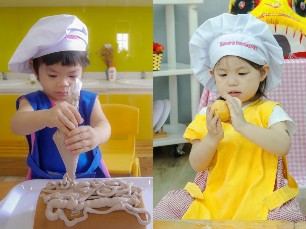 Thiết kế tạp dề cho bé nên đơn giản để không gây vướng víu khi hoạt động