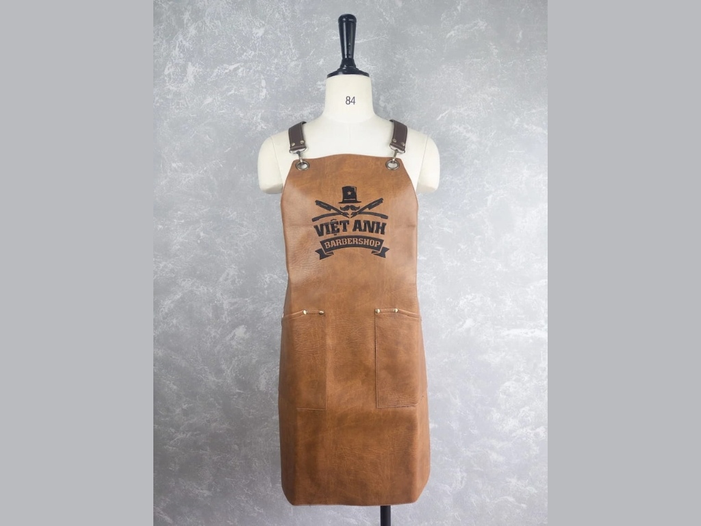 Tạp dề da bò mang một vẻ đẹp độc đáo và sang trọng