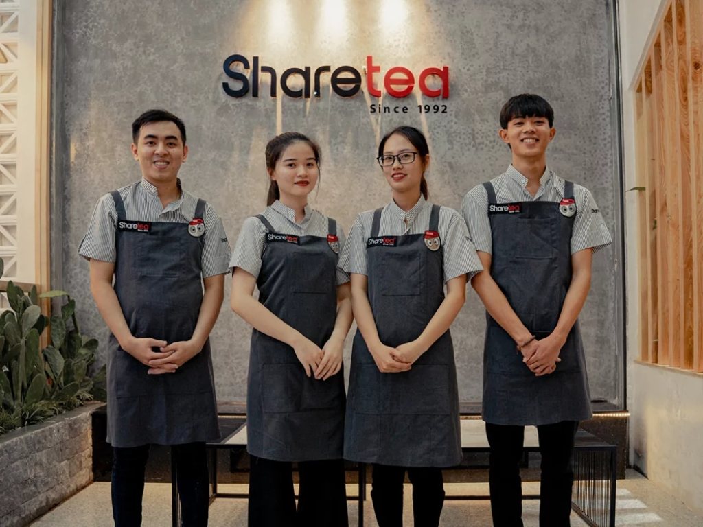 May đồng phục tạp dề theo thiết kế độc quyền giúp tạp sự khác biệt cho thương hiệu