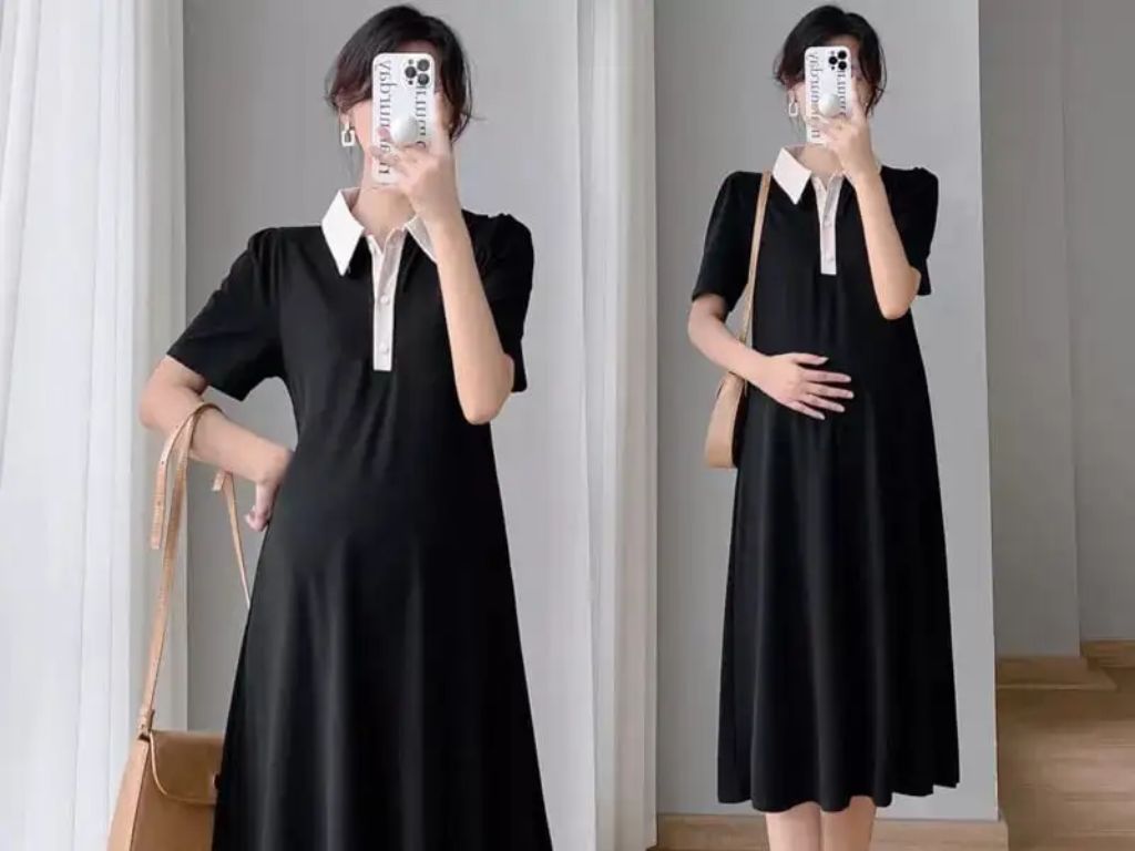 Đầm suông có kiểu dáng đơn giản, rộng rãi