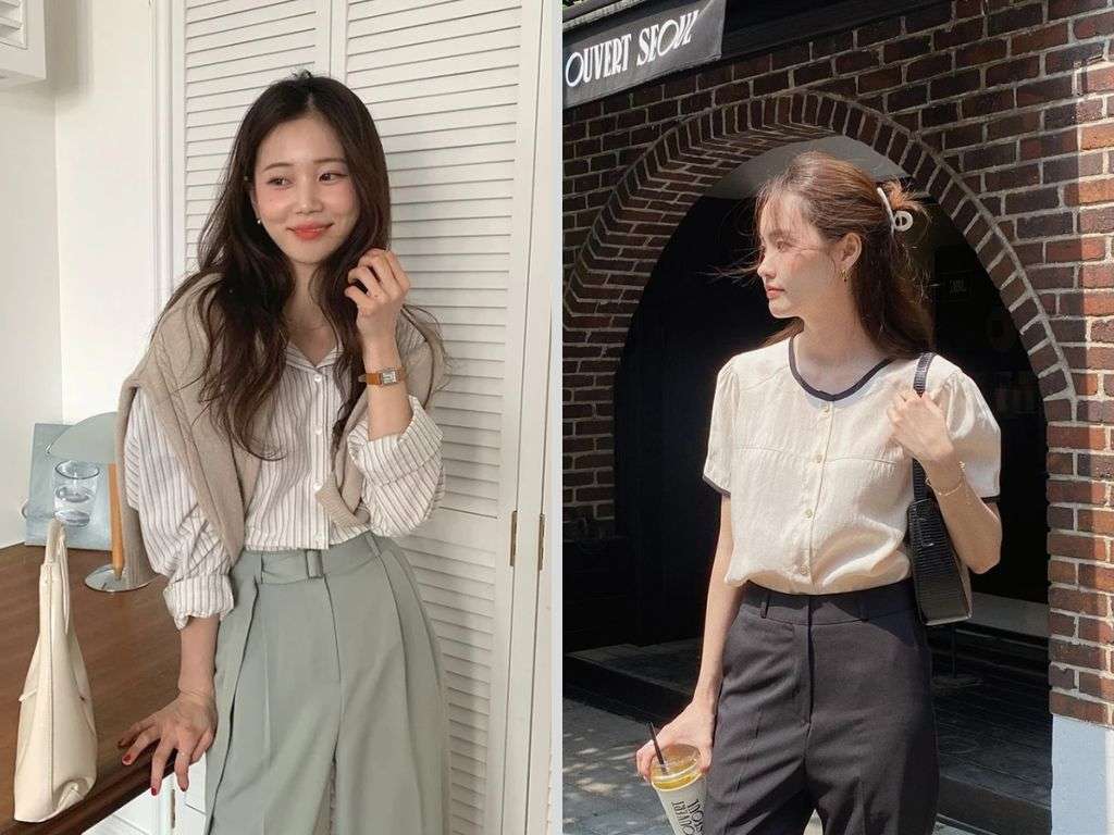 Đây là một biến tấu thông minh từ chiếc Áo Sơ Mi trắng cổ điển