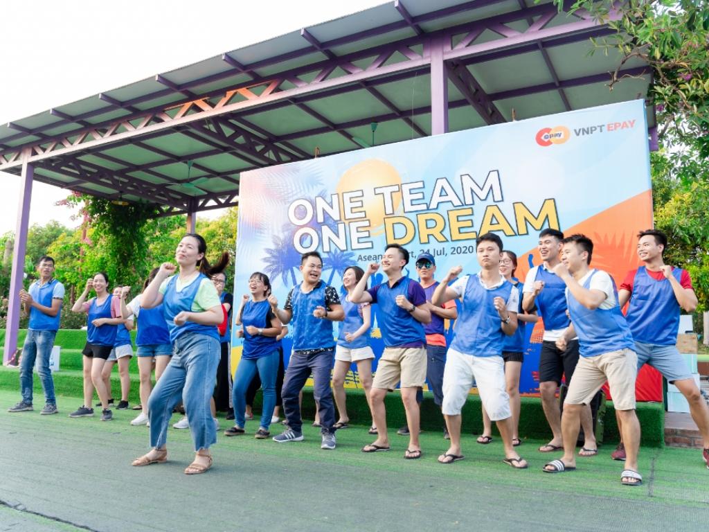 Team building slogan giúp các thành viên xóa bỏ rào cản cá nhân mà gắn kết hơn