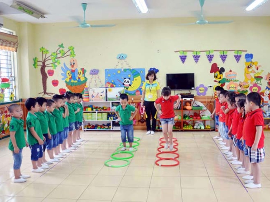Lựa chọn kỹ đồng phục trường mầm non phường 1 giúp các bé thoải mái vận động