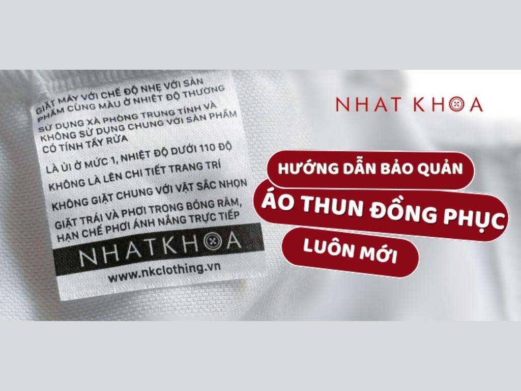 Cách bảo quản đồng phục trường trung học cơ sở Đức Trí luôn như mới