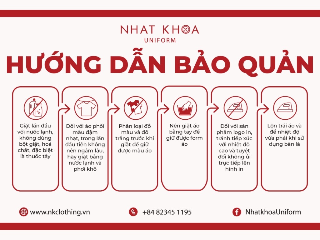 Các cách bảo quản đồng phục trường luôn bền đẹp như mới