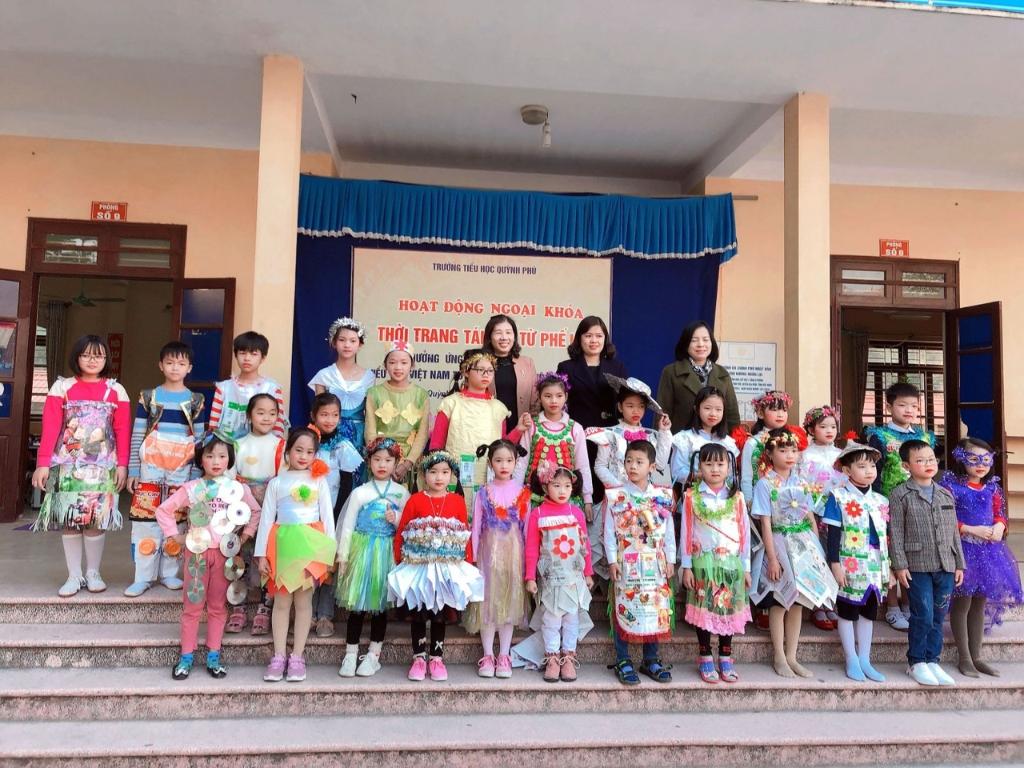 Cuộc thi thời trang bảo vệ môi trường của học sinh giúp xây dựng lối sống xanh