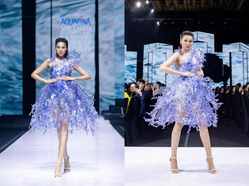 Mẫu trang phục tái chế bảo vệ môi trường làm từ vỏ chai nhựa