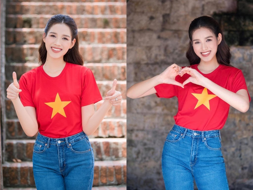 Một chiếc áo cờ Việt Nam đẹp phải có form dáng vừa vặn giúp tôn vóc dáng người mặc
