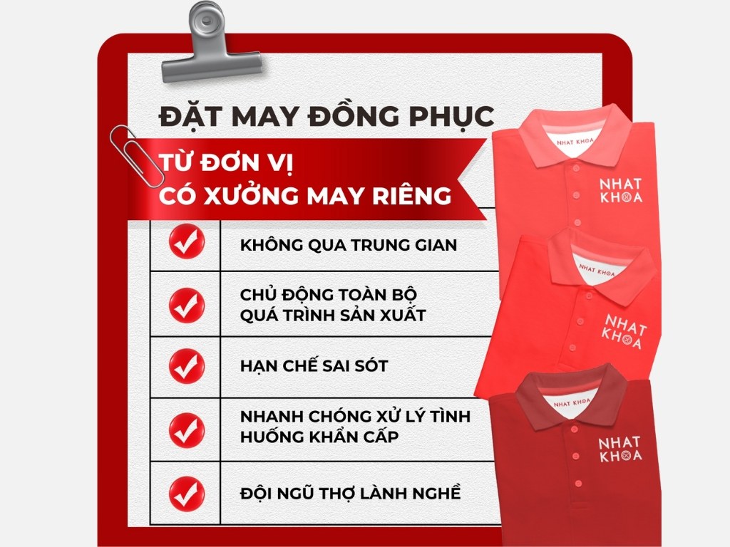 Những lý do bạn nên chọn xưởng may nếu đặt áo cờ đỏ sao vàng số lượng lớn