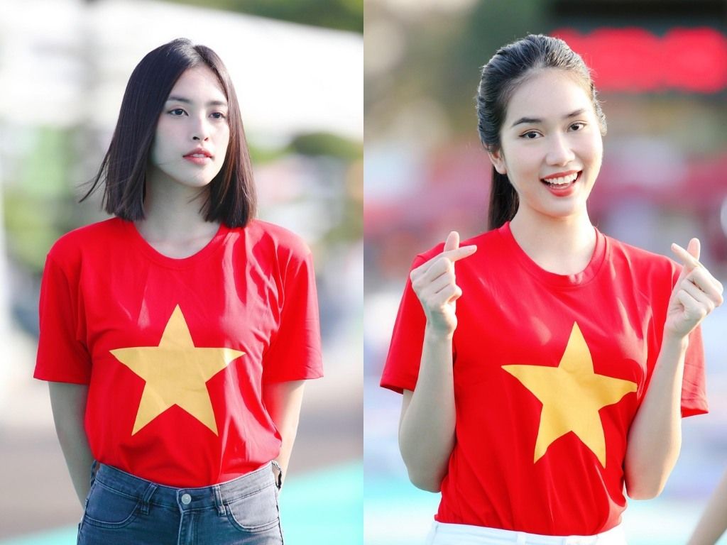 Bạn hãy sử dụng đồng phục có màu sắc tươi sáng như đỏ
