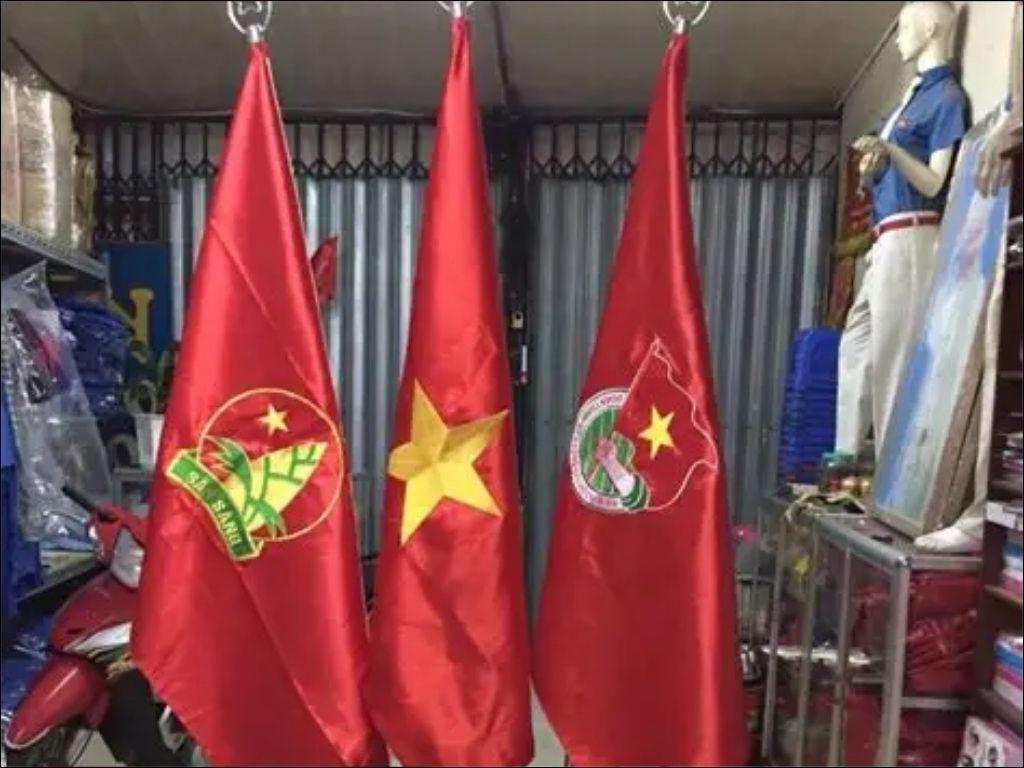 Màu sắc của cờ Hội Liên hiệp Thanh niên Việt Nam có màu đỏ tươi