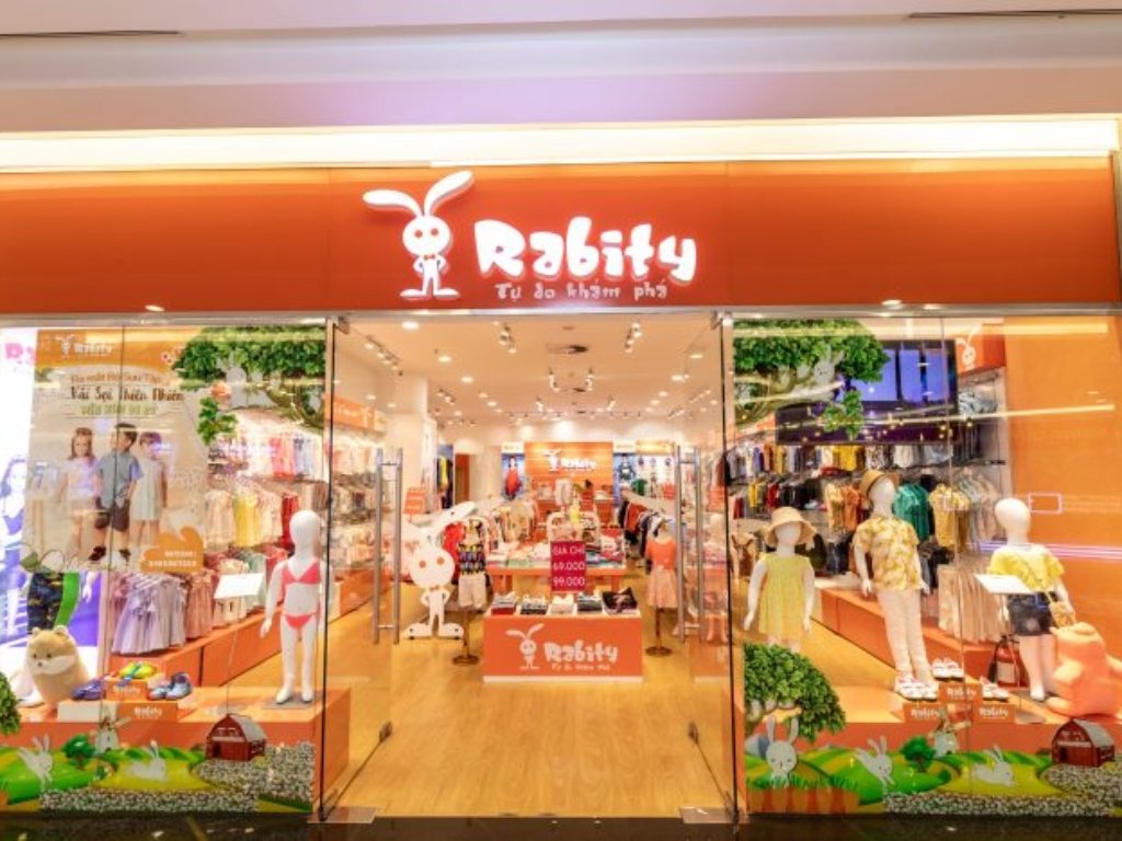 Rabity là thương hiệu thời trang dành cho trẻ em nổi tiếng ở TPHCM